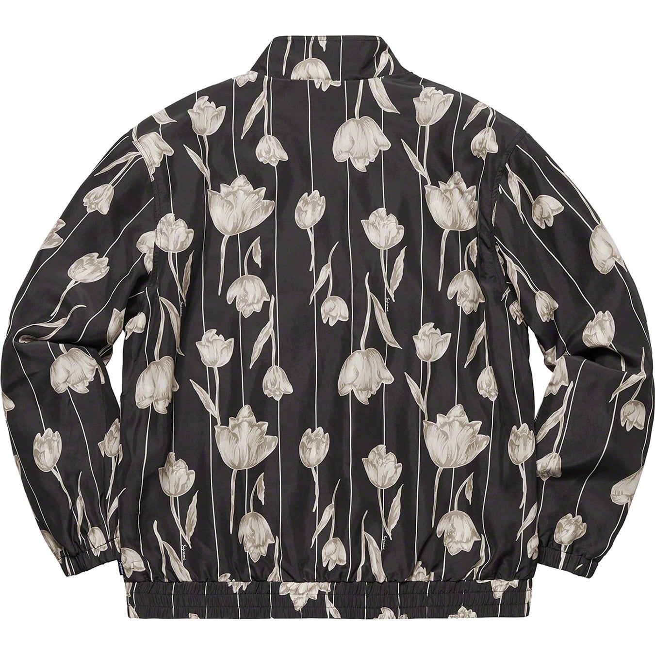 Floral Silk Track Jacket view 11